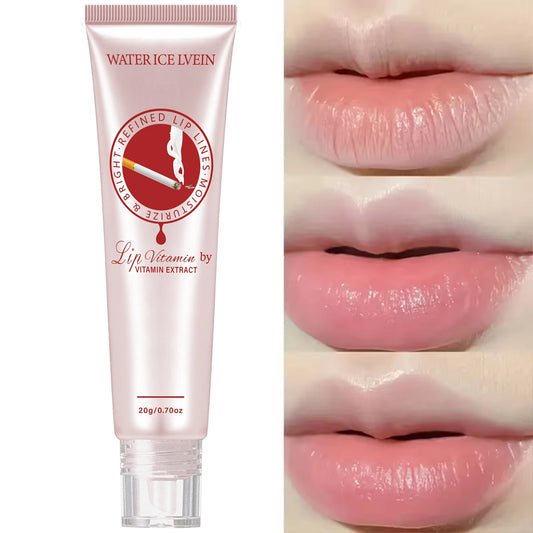 Lip Plumper Cream 20g with Peptides & Aloe - Moisturizing Non-Sticky Lip Balm, Smooth & Voluminous Lips