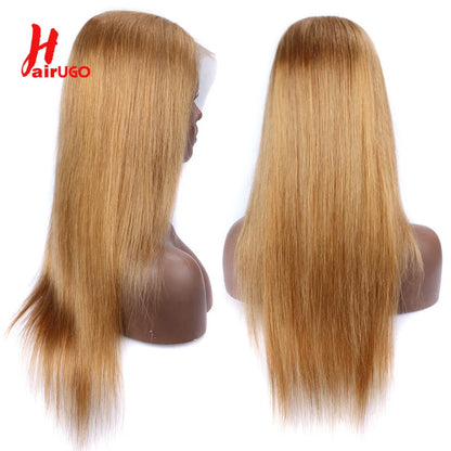 #4 Straight 4x4 Lace Closure Wigs Human Hair Brown Lace Front Human Hair Wigs Remy Chocolate Lace Frontal Wigs For Woman HairUGo