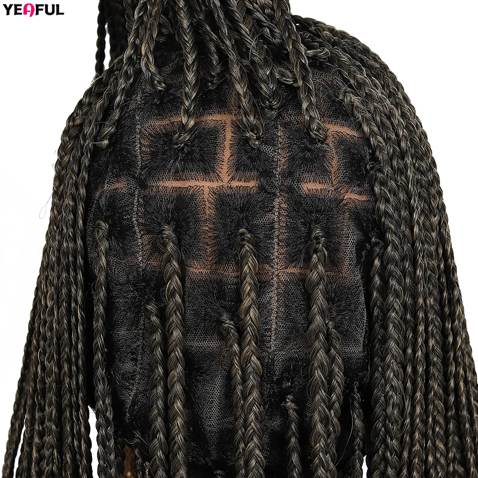 Braided Wigs Lace Front Synthetic Wig Bohemian Braided Wigs Boho Braids Wig Full Lace Braided Wigs Cheap Wigs On Sale Clearance