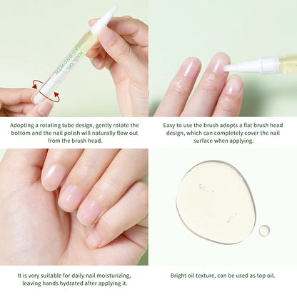 3 Counts Nail Growth Oil For Strength and Moisture Organic Nail Care Blend Nourishing Oil Nail Care Nail Art Brotherpen Cosmetic