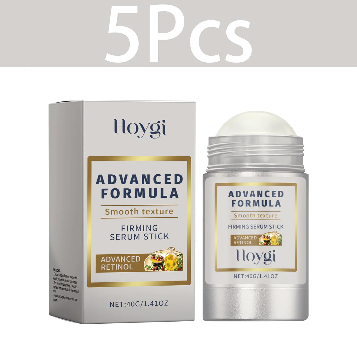 HOYGI Retinol Firming Stick Anti Wrinkle Lifting Firming Cream Hyaluronic Acid Hydrating Moisturize Smooth Fine Lines Face Cream