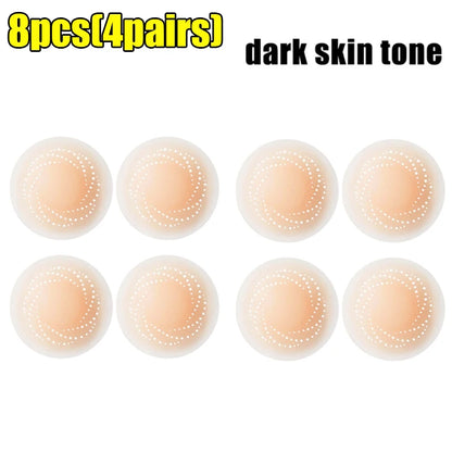 2-10PCS Invisible Self Adhesive Chest Paste Reusable Breathable Breast Sticker Strapless Lift Up Bra Pad Silicone Nipple Cover