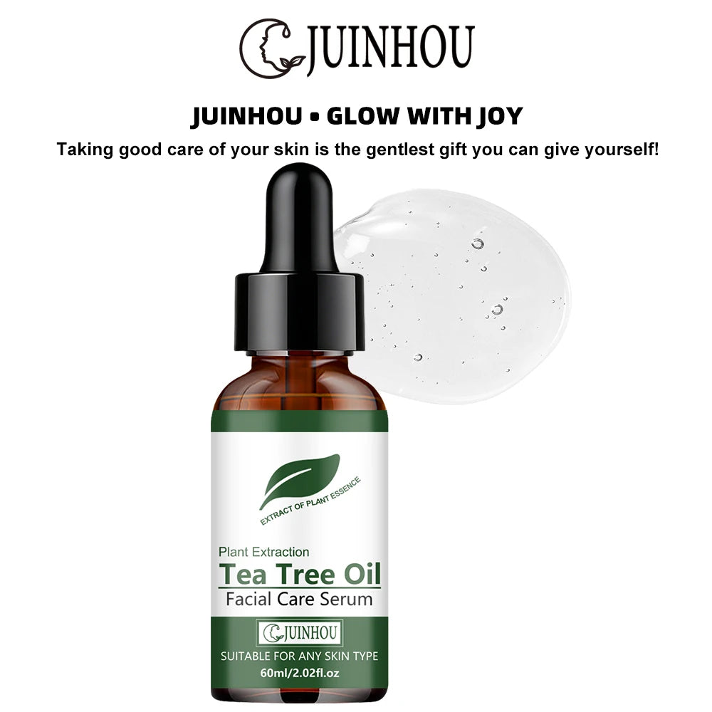 JUINHOU Green Tea Oil Hydration Facial Serum Cleans Brighten Smooth Skin Makes Skin Plump and Elastic Suitable for Everyone