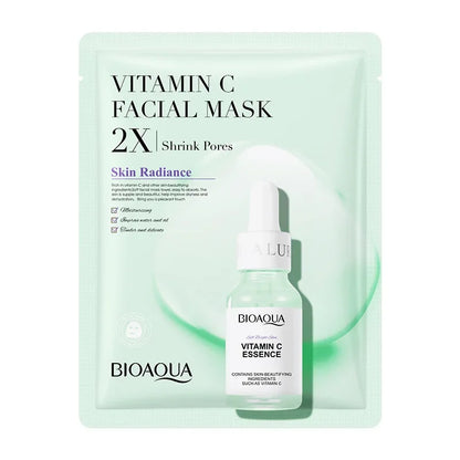 10pcs Centella Collagen Face Mask Moisturizing Refreshing Sheet Masks Hyaluronic Acid Facial Anti-Wrinkle  Anti-aging Mask