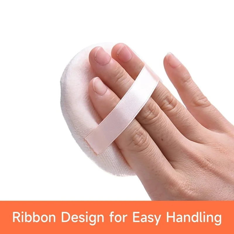 5Pcs Round Makeup Sponges Cosmetic Tools Soft Velvet Concealer Powder Puff Blender Sponges Facial Foundation Make Up Accessories