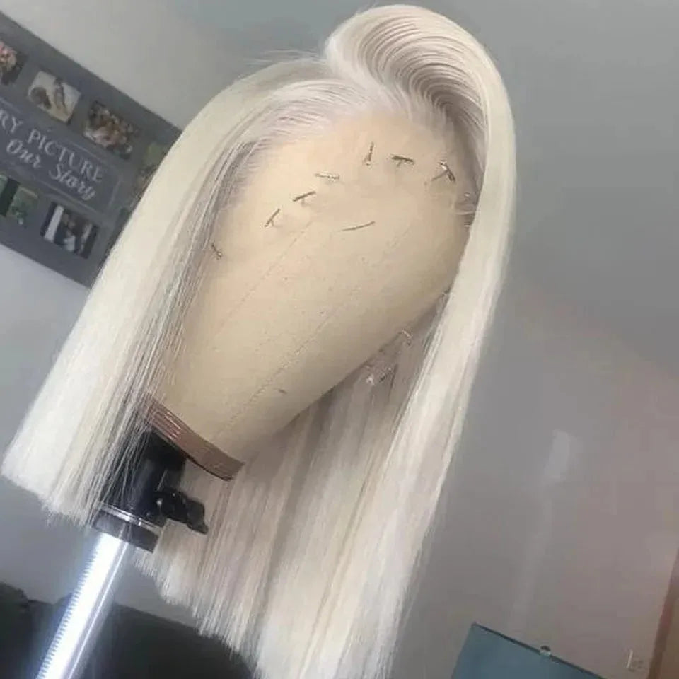613 Blonde 13x4 Hd Lace Front Wig Layered Straight Natural Hairline Glueless Synthetic High Quality Cheap Lace Wig For Women