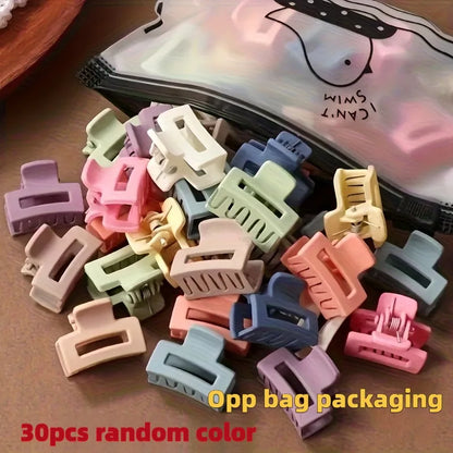 5/10/20/30 Pieces of Colorful, Small-Sized Kid’s Clip-On Hair Accessories with a Lattice Design – Valentine’s Day.