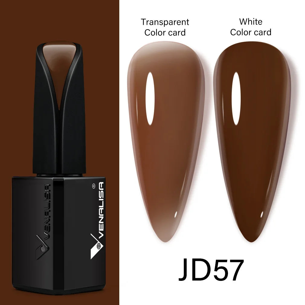 Venalisa15ML Silky Matte TPO FREE Topcoat No Cleaning Nail Lacquer Full Coverage Long Lasting Gorgeous Color Nail Varnish