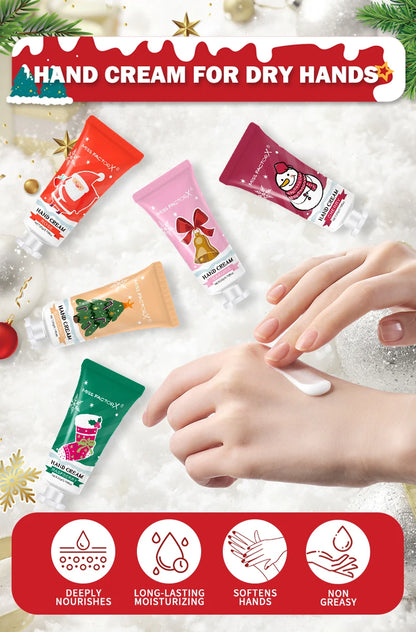 60 piece Christmas hand cream gift box set, advanced essence moisturizing and moisturizing, suitable for dry and cracked skin
