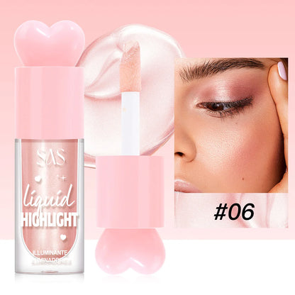 Liquid Highlighter For Face Contouring Makeup Shimmer Brightening Moisturizer Body And Cheekbone Enhancer