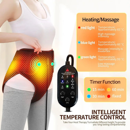 Heating Pad for Period Cramps Massager for Women Upgrade Menstrual Heating Pad for Abdomen Pain and Cramps Relief Wrap Around