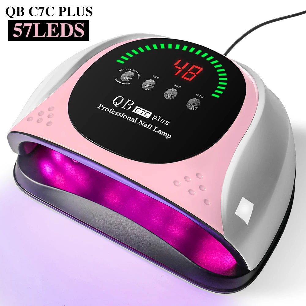 Manicure UV LED Nail Drying For Nails 57LEDS Gel Polish Curing UV Lamp With Diamond Design Professional Nail Dry Equipment