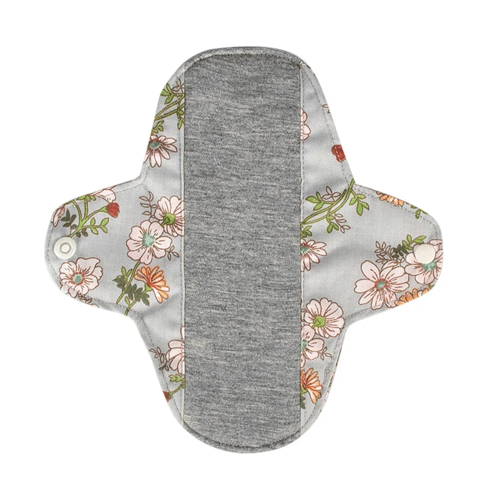 Graphene Reusable Sanitary Pads Leak Proof with Waterproof Layer Menstrual Cloth Pads Soft Anti-Slip Panty Liner Incontinence