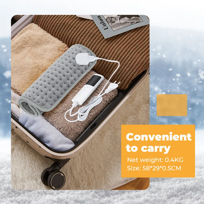 Home Electric Heating Pad Back Shoulder Office Winter Warming Blanket 9 Heat Thermal Mat Abdomen Period Menstrual Belt Winter Warm US Plug 100V-130V