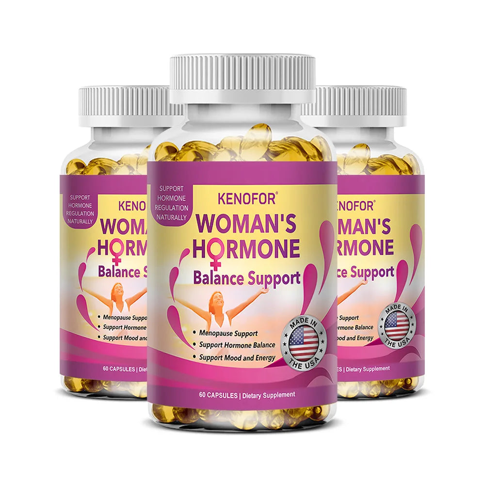 Menopause Relief for Women Hot Flashes Night Sweats & Improve Mood, Support Women's Health, 120 Capsules