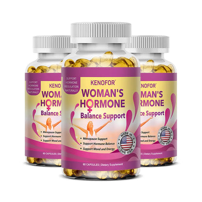Menopause Relief for Women Hot Flashes Night Sweats & Improve Mood, Support Women's Health, 120 Capsules