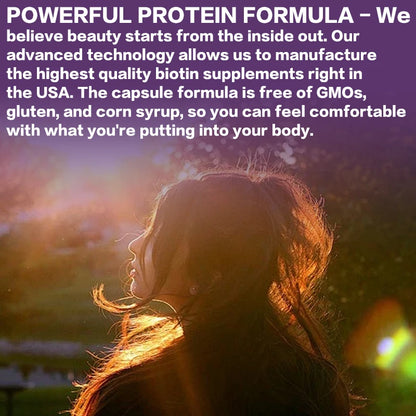 Biotin Collagen and Keratin Beauty Complex - Promotes Healthy Skin and Nails