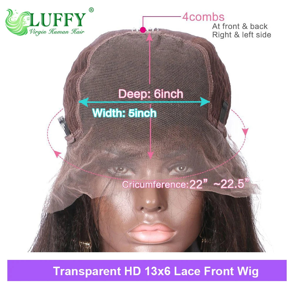 Curly Full Lace Human Hair Wigs For Black Women Pre Plucked Jerry Curly Brazilian Human Hair 13x6 HD Lace Wig With Baby Hair