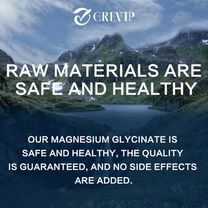 Magnesium Glycinate Supplement 500mg with Zinc,Vitamin D3 B6 High Absorption Support Muscle, Nerve, Joint and Heart Health