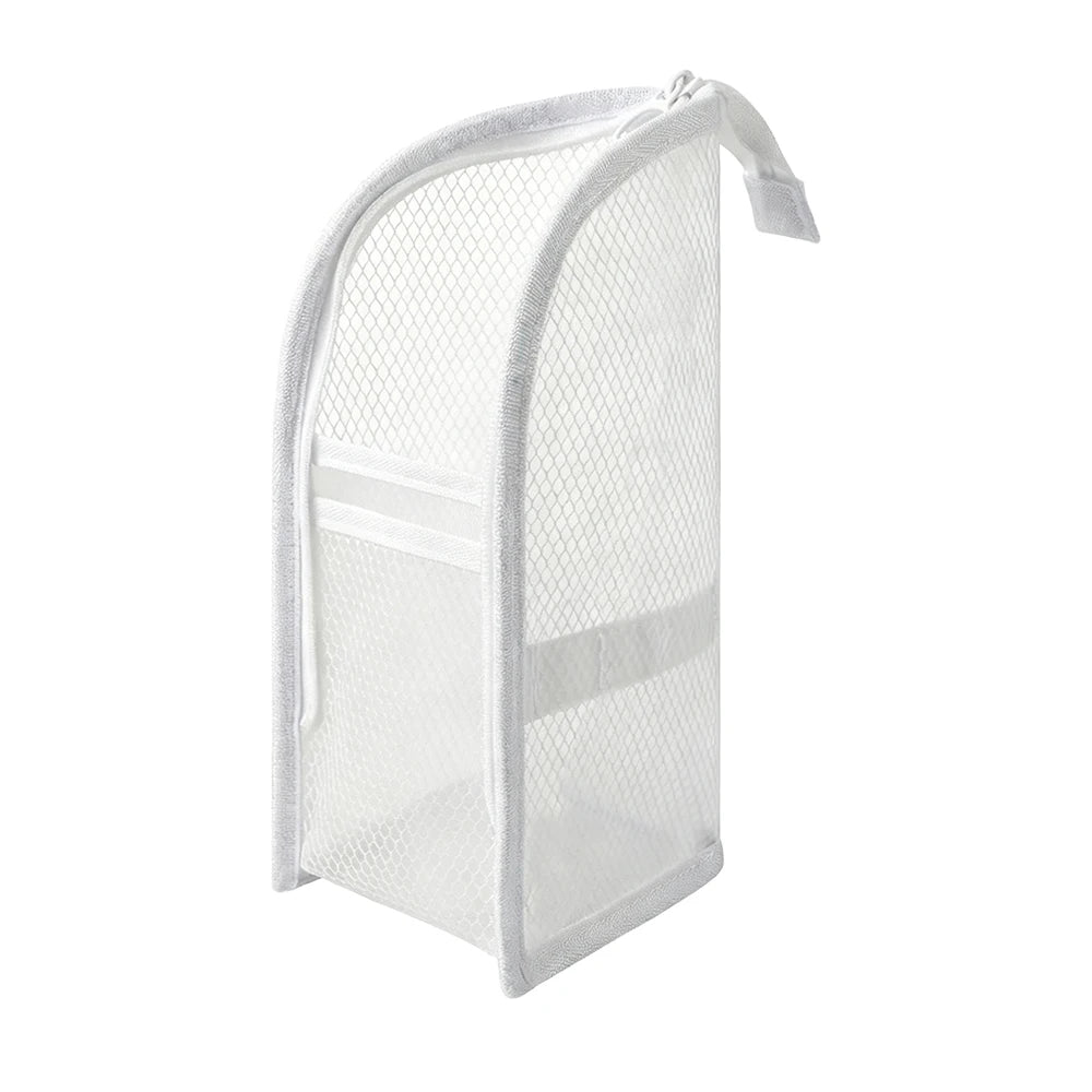 Waterproof Foldable Mesh Toiletry Bag Set for Women Portable Travel Organizer Stand-Up Cosmetic Pouch Bathroom Accessories