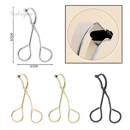 Stainless Steel Mini Eyelash Curler Makeup Tool Natural Curling Applicator Eye Lash Clip Cosmetic Detail Curly