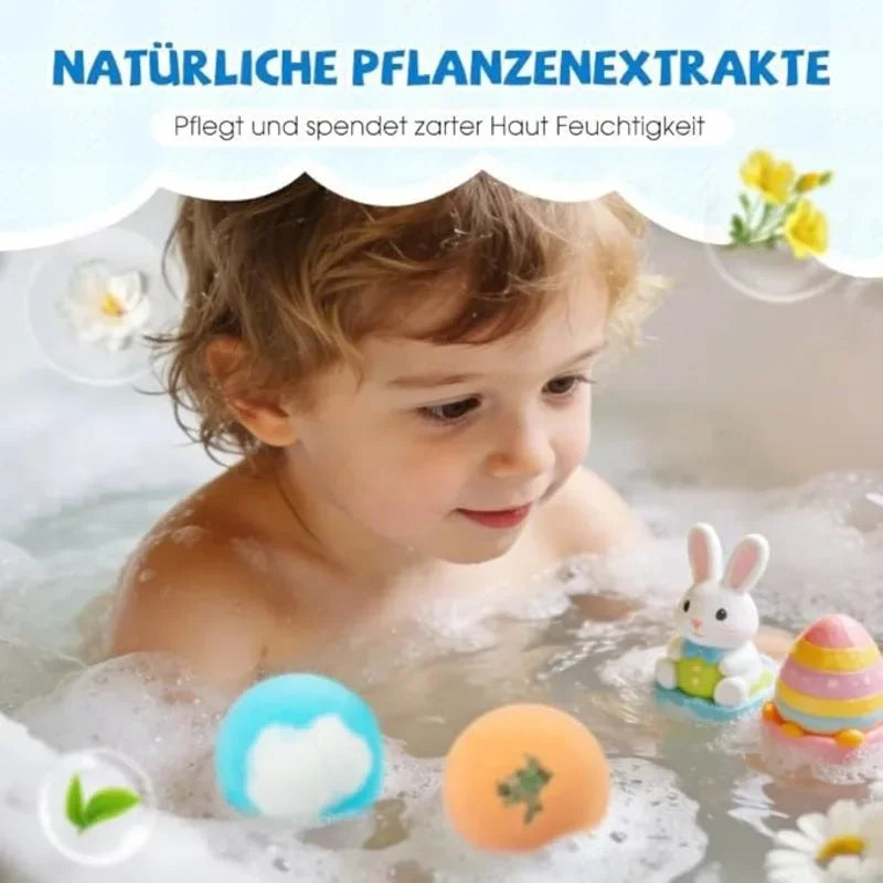New 12PCS Ocean Toy Bath Salt Balls, Bubble Bath Balls for Adults & Kids, Fun Educational Bath Toys Party Favor Set