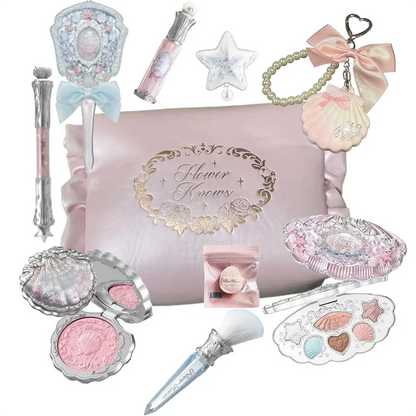 Flowerknows Makeup Set All In Flower Knows Little Angel Highlighter Powder Blush Strawberry Rococo Lip Gloss Perfume Kit