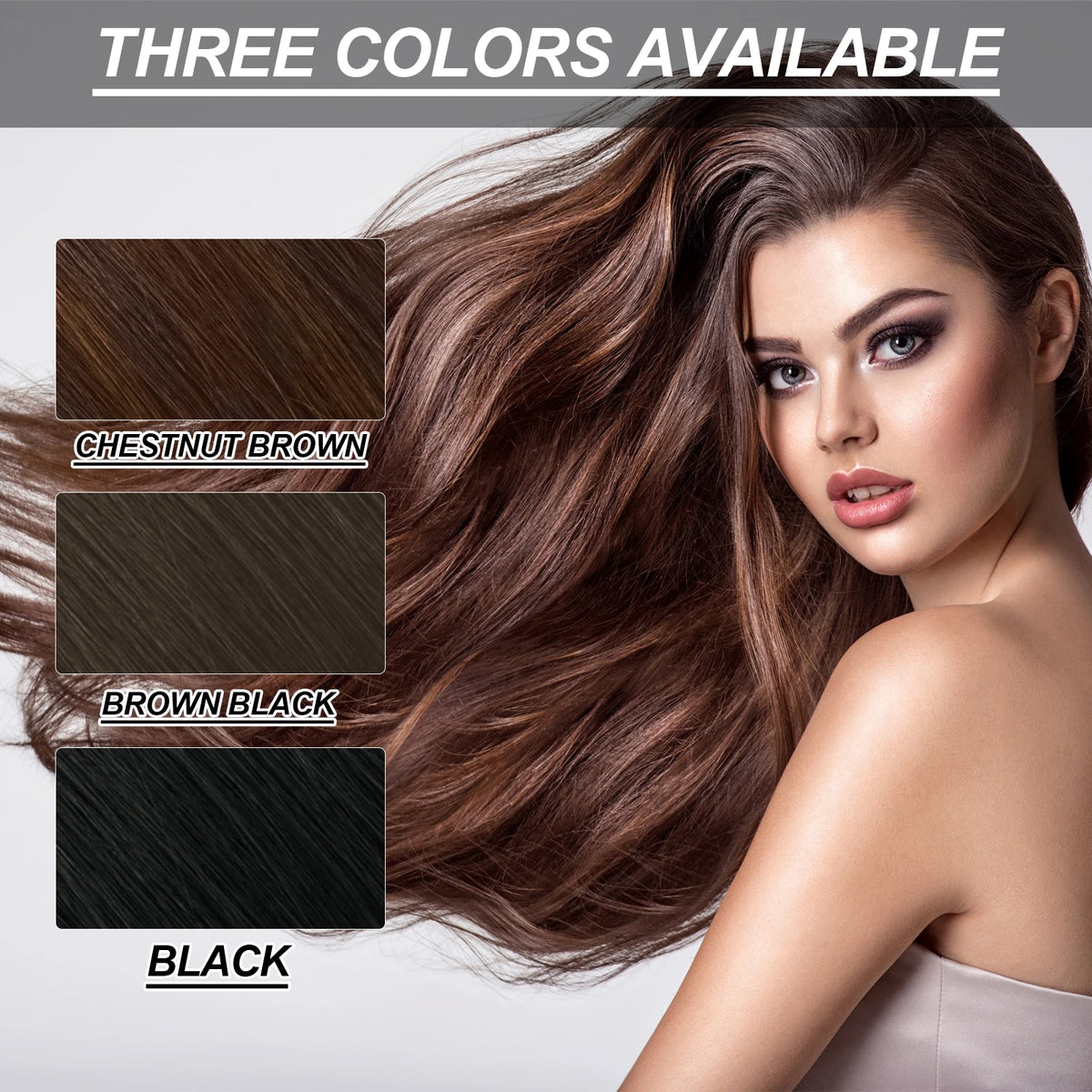 Fruit and Vegetable Hair Cream, Naturally Gentle, Long-Lasting, Does Not Damage Scalp or Hair, Easy to Color, Black Hair Cr