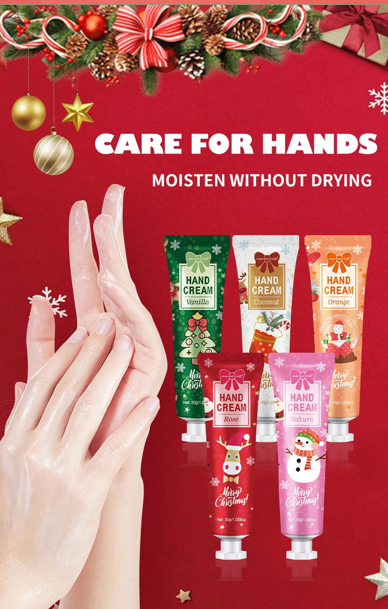 30 Sets per Box. Assorted Moisturizing Lip Balms and Hand Creams. Perfect for Christmas Giveaways and New Year Gifts.