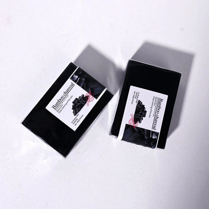 100g Bamboo Charcoal Soap Natural Organic Activated Charcoal Private Label Handmade Blackhead Removal Whitening Black Soap