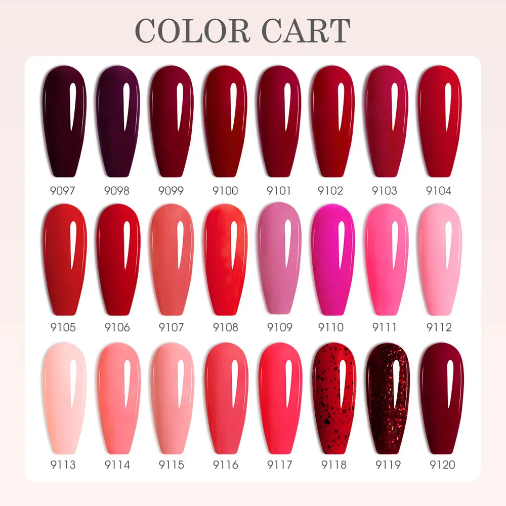 CANNI Gel Nail Polish TPO/HEMA FREE Gorgeous Christmas Red Color Winter Nails Full Coverage Soak Off UV LED Semi Permanent Gel