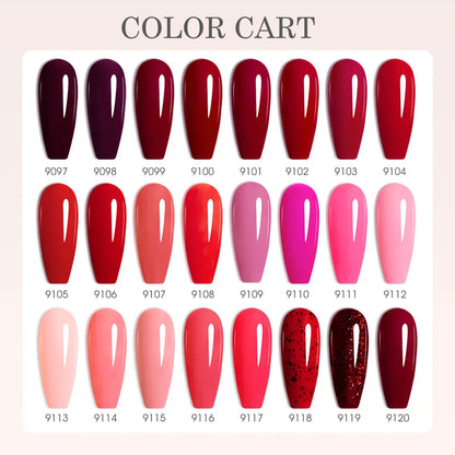 CANNI Gel Nail Polish TPO/HEMA FREE Gorgeous Christmas Red Color Winter Nails Full Coverage Soak Off UV LED Semi Permanent Gel