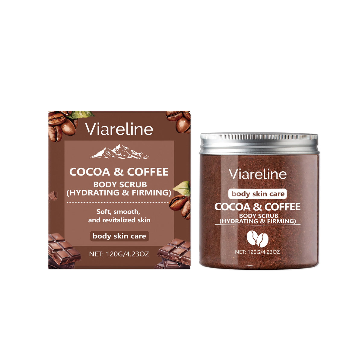 Exfoliating Sea Salt Body Scrub Deep Cleansing Remove Melanin Whiten Skin Shrink Pore Smooth Soft Nourish Coconut Coffee Scrub