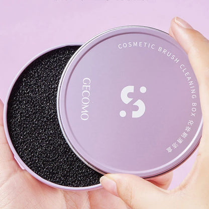 Makeup Brush Cleaning Box Quick Clean Sponge Eyeshadow Brushes Dry Cleaner Cosmetic Wash Clean Powder Tool Makeup Accessories