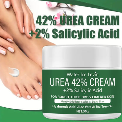 New 42% Urea Cream + 2% Salicylic acid Foot and hand Moisturizer, deep moisturizer and Nourishing moisturizer