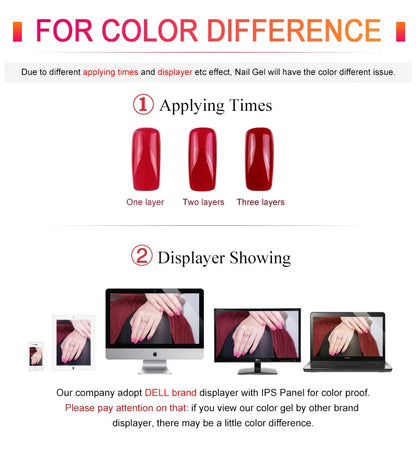 CANNI Gel Nail Polish TPO/HEMA FREE Gorgeous Christmas Red Color Winter Nails Full Coverage Soak Off UV LED Semi Permanent Gel