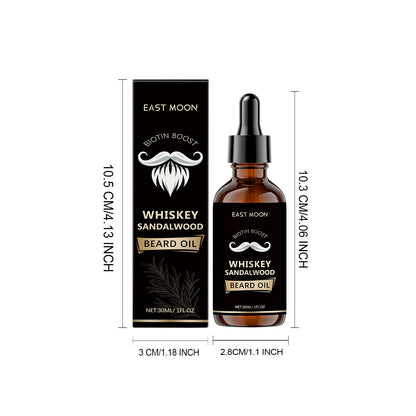 Rosemary Beard Care Essential Oil for Men's Thick Soft Smooth Nutritious Beard Oil Beard CareSoftening Styling Non-Greasy