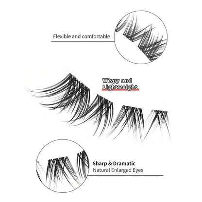5 Pairs: Natural, Long and Slender False Eyelashes, Suitable for Everyday Party Makeup, Eye and Fairy False Eyelashes, Perfect for a Charming Look