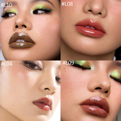 Girlcult Shine Lipstick,High-Reflection Gloss,Long-Lasting Wet Look,Sheer & Hydrating Finish,Luxury Makeup,Quick Application