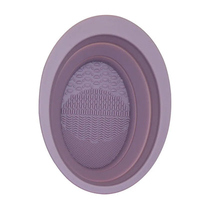 New Silicone Eye Shadow Brush Cleaning Colorful Scrubber Cleaner Sponge Remover Box Tools Makeup Brush Color Foundation