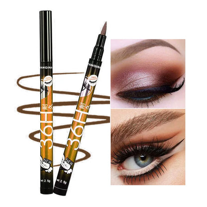 36H Waterproof Liquid Eyeliner Makeup Beauty Cosmetic Eye Liner Pencil Pen Portable Tools Accessories Brown/ Purple/ Black/ Blue