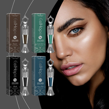 Waterproof Eyeliner Pencil Long-Lasting Smudge Proof Quick Dry Rich Color Sensitive Skin Sweatproof Safe Portable Silky Eyeliner