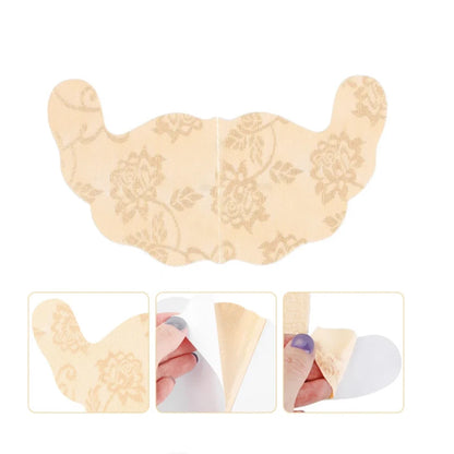 2/4 Pairs Lace U Shaped Breast Lift Tape Women Anti Sagging Adhesive Bra Pads Invisible Push Up Nipple Covers For Backless Dress