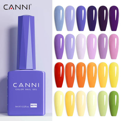 CANNI Gel Nail Polish TPO/HEMA FREE Gorgeous Christmas Red Color Winter Nails Full Coverage Soak Off UV LED Semi Permanent Gel