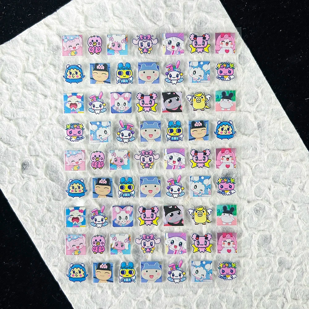 Cute Y2k Stytle Pvc Ancient Small Animals Adhesive Stickers Nail Art Waterproof Diy Charms Loptop Phone Case Scrapbook Sticker