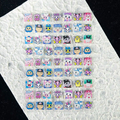 Cute Y2k Stytle Pvc Ancient Small Animals Adhesive Stickers Nail Art Waterproof Diy Charms Loptop Phone Case Scrapbook Sticker