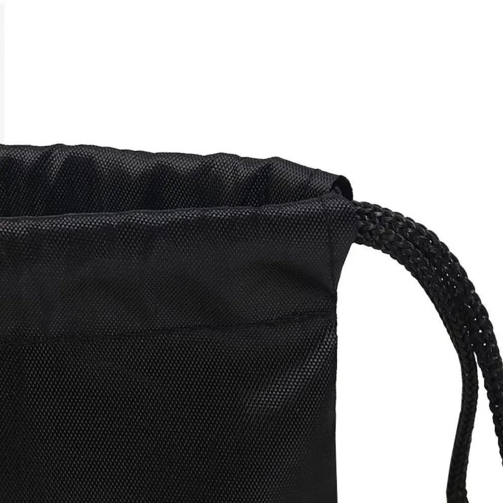 New Drawst Closure Drawstring Storage Pouch Portable Nylon Drawstring Bags Waterproof Black Makeup Bags Lipstick Storage