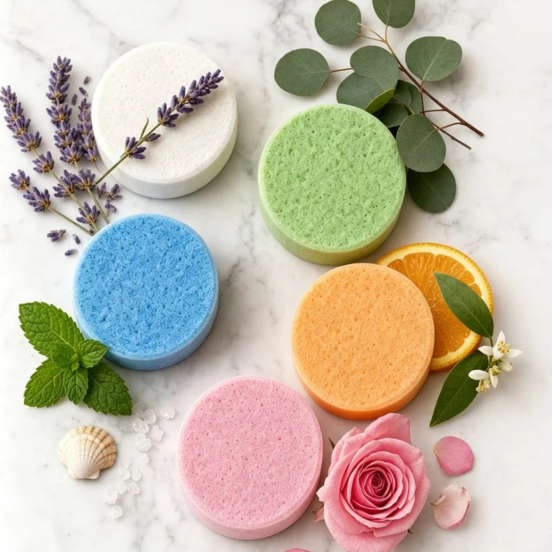Shower Steamers 5 Pack – Scented Shower Bombs with Refreshing Aroma, Home Spa Fizzies for Daily Bath