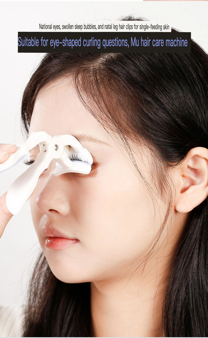 XIXI Bezel-Free Wide-Angle Eyelash Curler for Permanent Styling No Flesh Swelling Beginner-Friendly Eyelash Curler