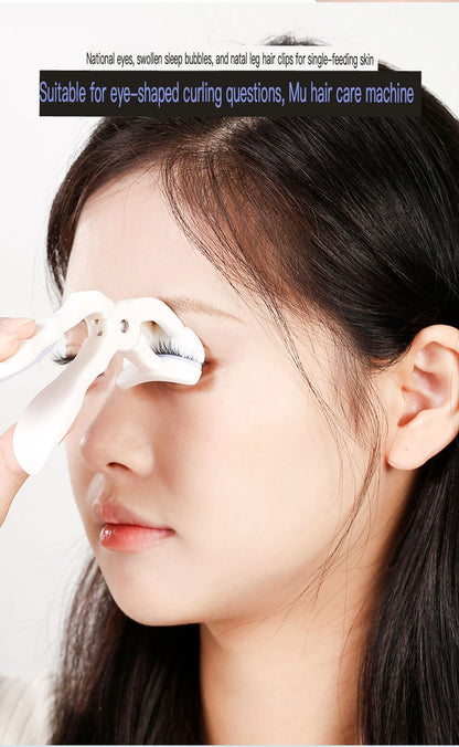 XIXI Bezel-Free Wide-Angle Eyelash Curler for Permanent Styling No Flesh Swelling Beginner-Friendly Eyelash Curler
